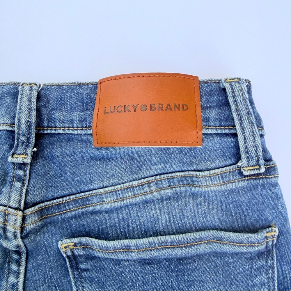 Woman’s Lucky Brand🍀 Denim Jeans Size 2/26 Zoe High Rise Straight - Picture 11 of 12